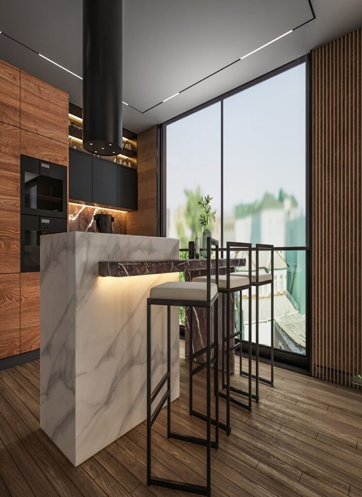 Ingride Bar Stool Render